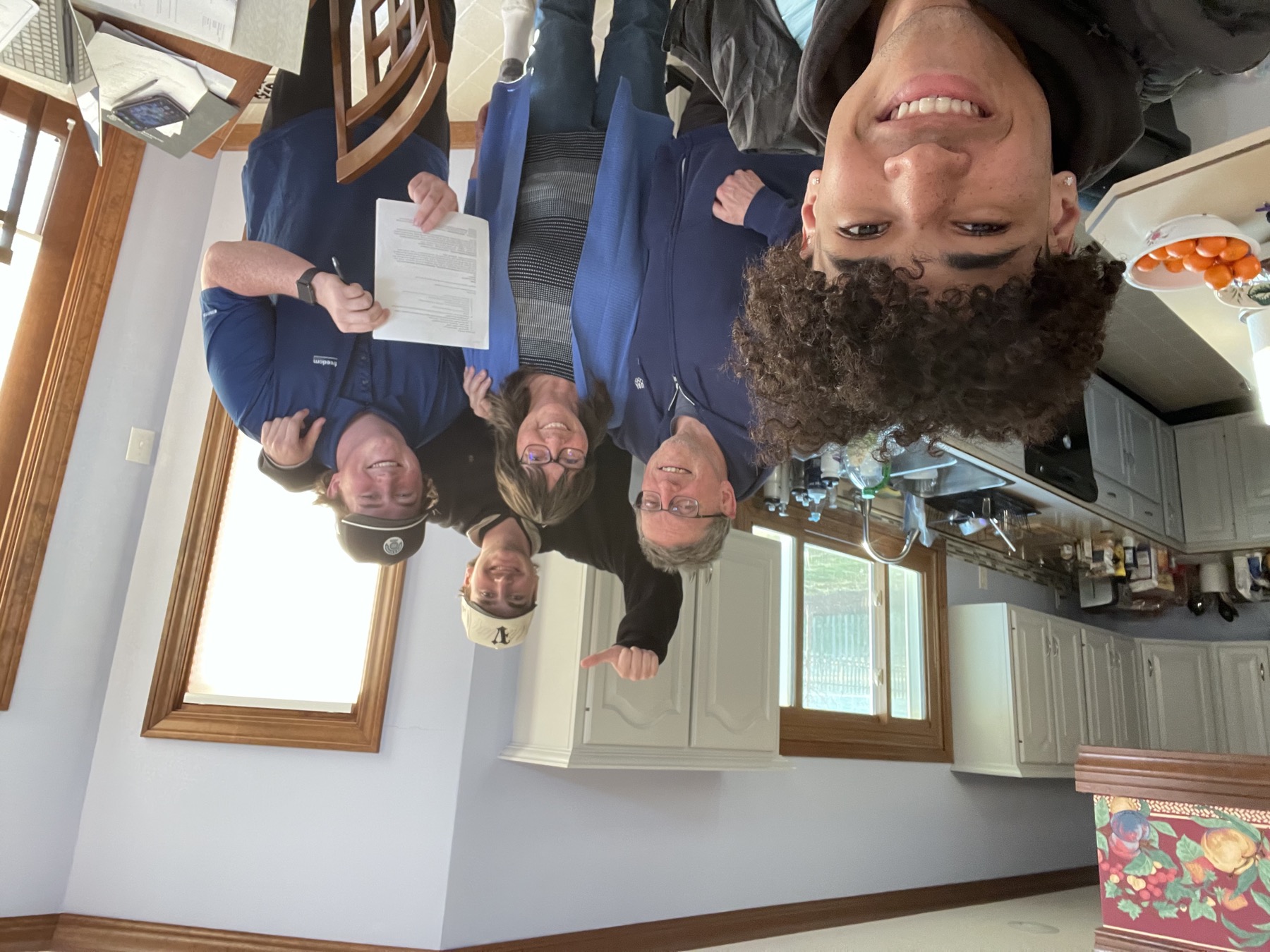 The Robertson Family meeting with Vitality