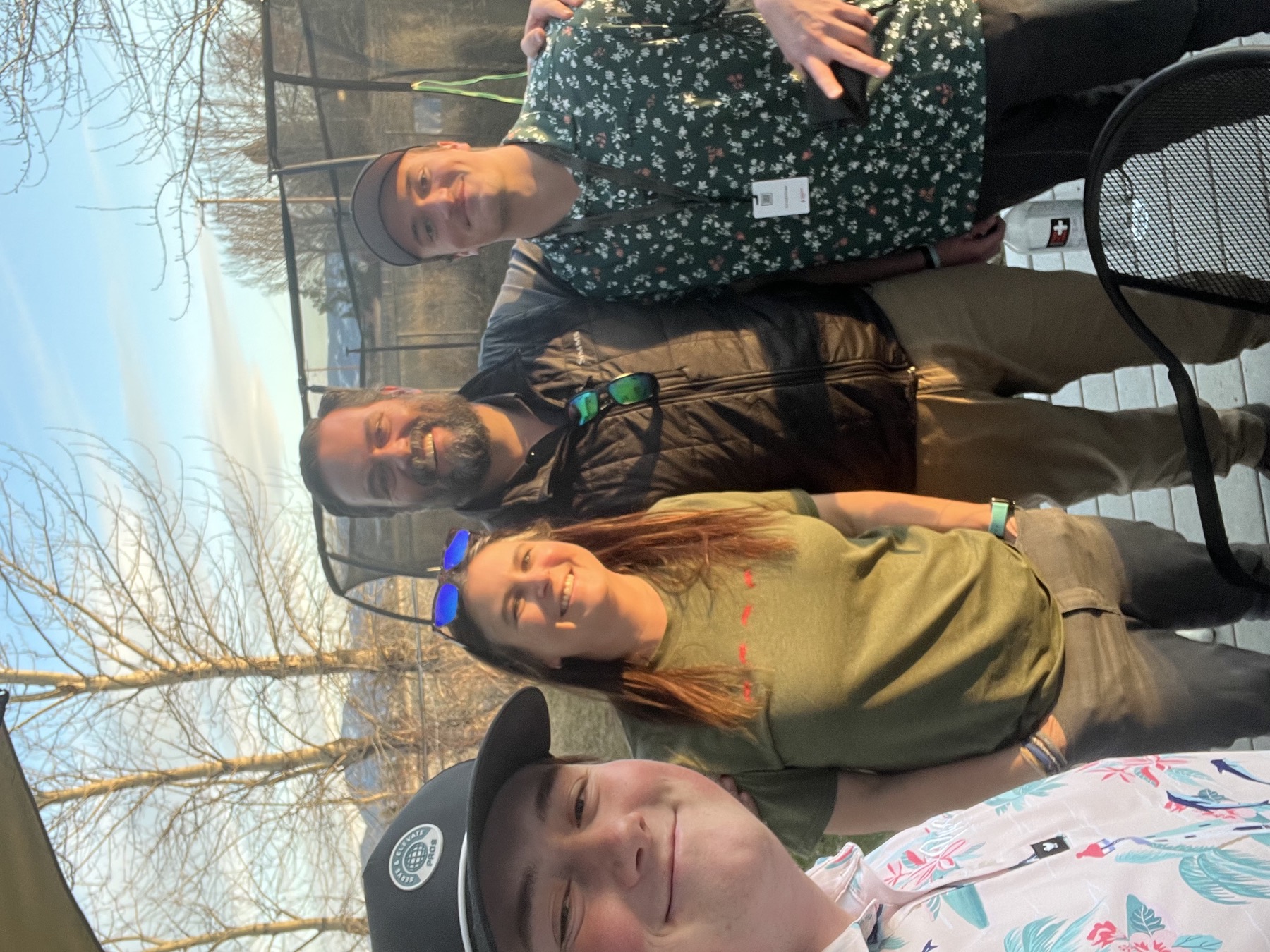 The Coppers Family with a Vitality representative