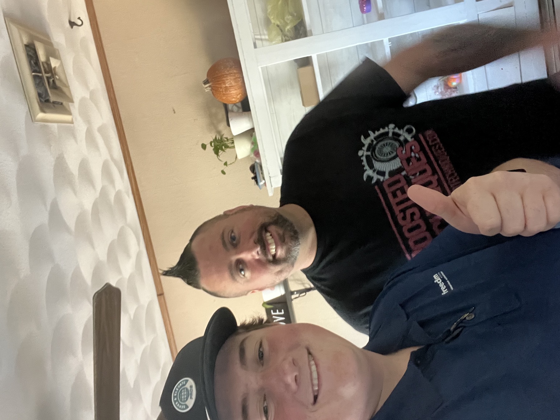 Tim R. with a Vitality advisor